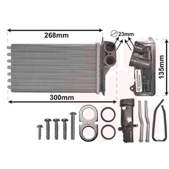 Système de chauffage VAN WEZEL OEM 6448p2