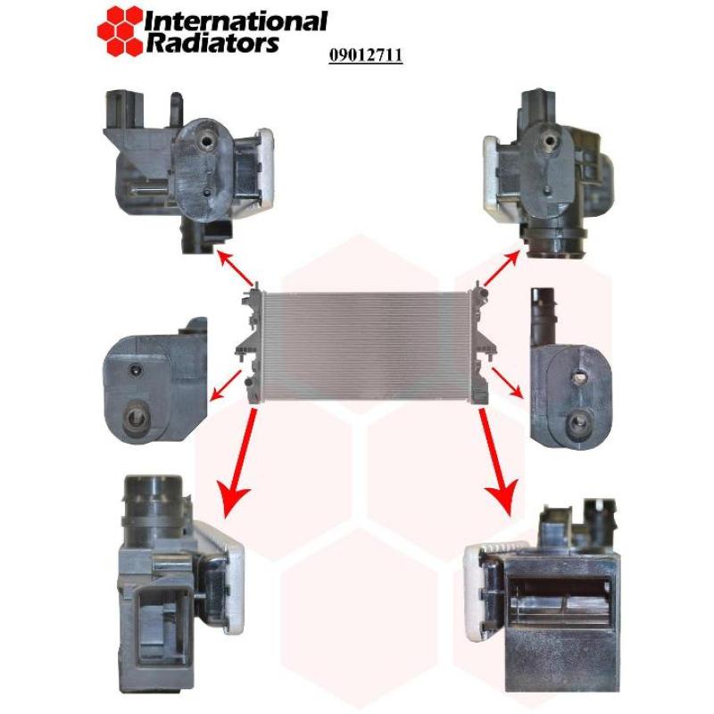 Radiateur, refroidissement du moteur VAN WEZEL 09012711 - Visuel 1