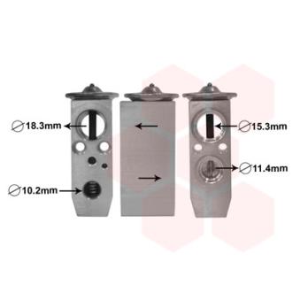 Détendeur, climatisation VAN WEZEL [13001358]