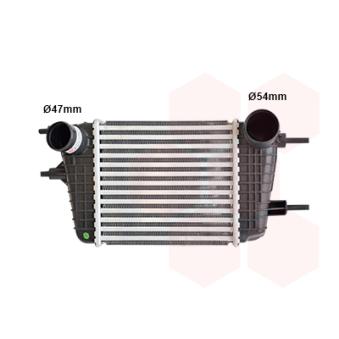 Intercooler, échangeur VAN WEZEL 13014716
