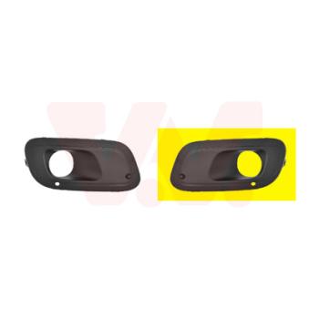 Grille de ventilation, pare-chocs avant gauche VAN WEZEL [1607593]