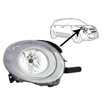 Projecteur principal VAN WEZEL OEM 51883592