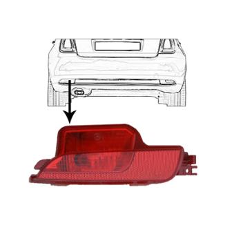 Feu antibrouillard arrière VAN WEZEL 1614929