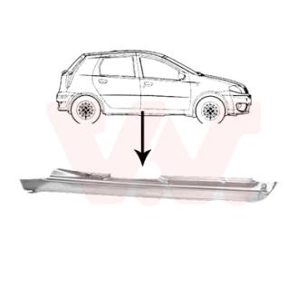 Marche-pied VAN WEZEL OEM 71716069 Marche-pied VAN WEZEL OEM 71716069