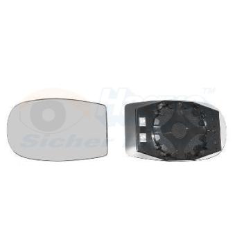 Verre de rétroviseur, rétroviseur extérieur VAN WEZEL OEM 0071716193