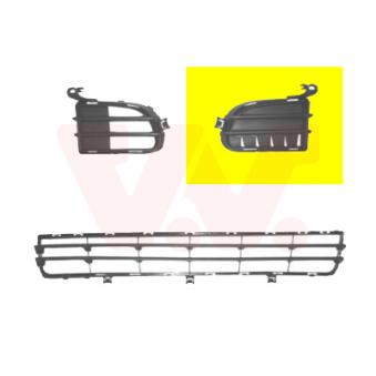 Grille de ventilation, pare-chocs avant gauche VAN WEZEL [1623591]