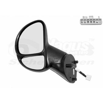 Rétroviseur extérieur VAN WEZEL 1640805