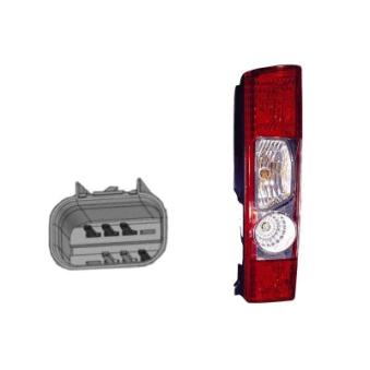 Feu arrière VAN WEZEL OEM 1366453080