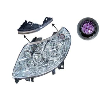 Projecteur principal VAN WEZEL OEM 1606664680 Projecteur principal VAN WEZEL OEM 1606664680