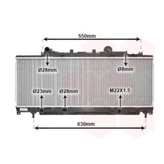 Radiateur, refroidissement du moteur VAN WEZEL OEM 0071736186 Radiateur, refroidissement du moteur VAN WEZEL OEM 0071736186