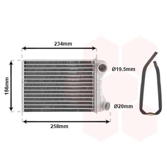 Système de chauffage VAN WEZEL OEM 46723042