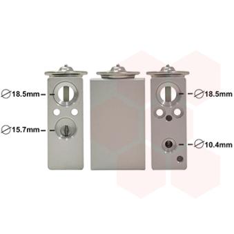 Détendeur, climatisation VAN WEZEL 17011701 Détendeur, climatisation VAN WEZEL 17011701