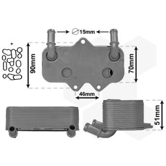 Radiateur d'huile VAN WEZEL OEM 5650358