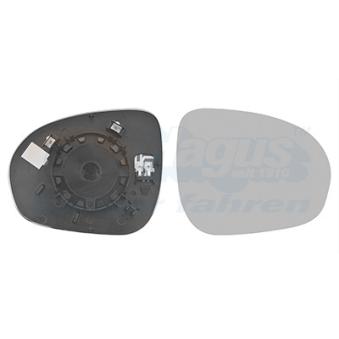 Verre de rétroviseur, rétroviseur extérieur VAN WEZEL 1704838