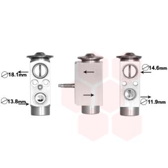 Détendeur, climatisation VAN WEZEL 18001492