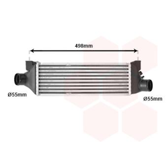 Intercooler, échangeur VAN WEZEL OEM 2C119L440BB