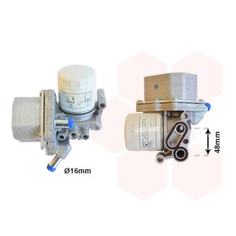 Boîtier, filtre à huile VAN WEZEL OEM BK2Q6B624CB