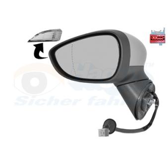 Rétroviseur extérieur VAN WEZEL [1801807]