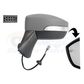 Rétroviseur extérieur VAN WEZEL 1802815