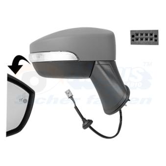 Rétroviseur extérieur VAN WEZEL 1802816