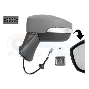 Rétroviseur extérieur VAN WEZEL 1802817