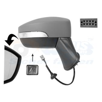 Rétroviseur extérieur VAN WEZEL 1802818