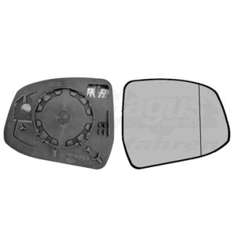 Verre de rétroviseur, rétroviseur extérieur VAN WEZEL 1866838