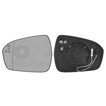 Verre de rétroviseur, rétroviseur extérieur VAN WEZEL 1883835