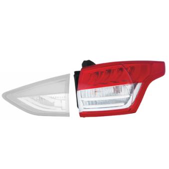 Feu arrière VAN WEZEL OEM 1802509