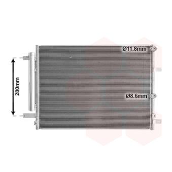 Condenseur, climatisation VAN WEZEL 21015701