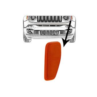 Feu clignotant avant gauche VAN WEZEL 2128901