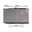 VAN WEZEL 25002047 - Radiateur, refroidissement du moteur