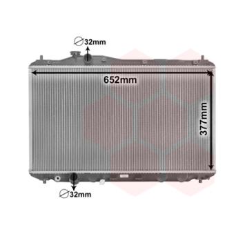 Radiateur, refroidissement du moteur VAN WEZEL OEM 19010R1AA02 Radiateur, refroidissement du moteur VAN WEZEL OEM 19010R1AA02