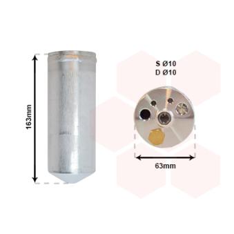 Filtre déshydratant, climatisation VAN WEZEL OEM 80351S04003