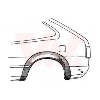 Panneau latéral arrière droit VAN WEZEL 2505146 Panneau latéral arrière droit VAN WEZEL 2505146