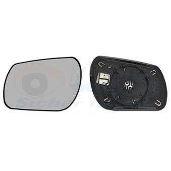 Verre de rétroviseur, rétroviseur extérieur VAN WEZEL 2740837