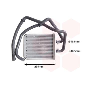 Système de chauffage VAN WEZEL OEM 3802172 Système de chauffage VAN WEZEL OEM 3802172