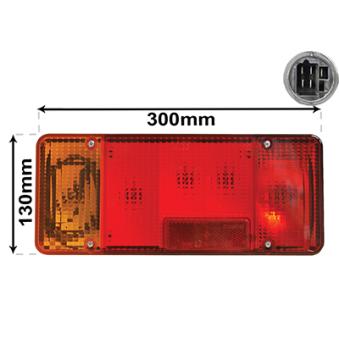 Feu arrière VAN WEZEL OEM 1904640 Feu arrière VAN WEZEL OEM 1904640