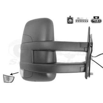 Rétroviseur extérieur VAN WEZEL OEM 3801927