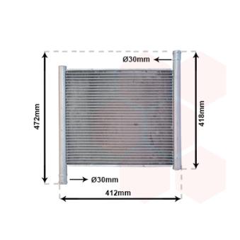 Radiateur, refroidissement du moteur VAN WEZEL 29002002