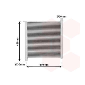 Radiateur, refroidissement du moteur VAN WEZEL OEM A4515010001