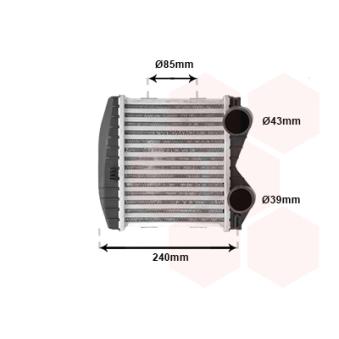 Intercooler, échangeur VAN WEZEL OEM 0003007V003