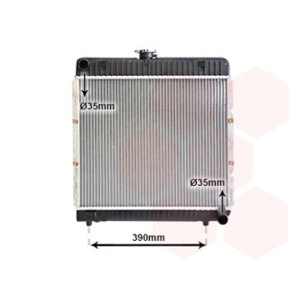 Radiateur, refroidissement du moteur VAN WEZEL OEM 1235005603