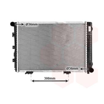 Radiateur, refroidissement du moteur VAN WEZEL OEM 1245000403