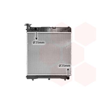 Radiateur, refroidissement du moteur VAN WEZEL OEM 6015007803