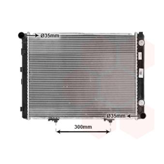 Radiateur, refroidissement du moteur VAN WEZEL OEM 2015008103