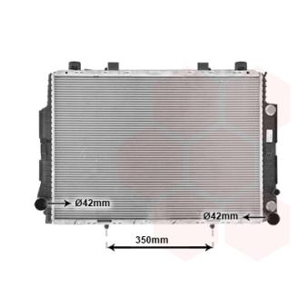Radiateur, refroidissement du moteur VAN WEZEL OEM 1405001403