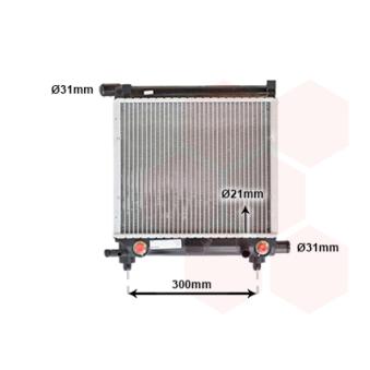 Radiateur, refroidissement du moteur VAN WEZEL OEM 1245007103