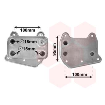 Radiateur d'huile VAN WEZEL OEM 6111880501