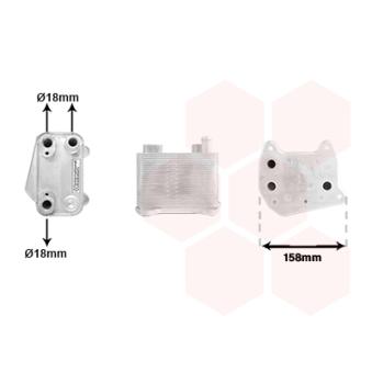 Radiateur d'huile VAN WEZEL 30003552